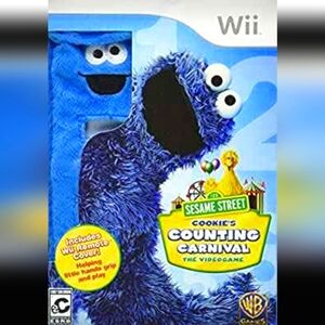 BNIB Sesame Street: Cookie's Counting Carnival w/ Wii Remote Cover